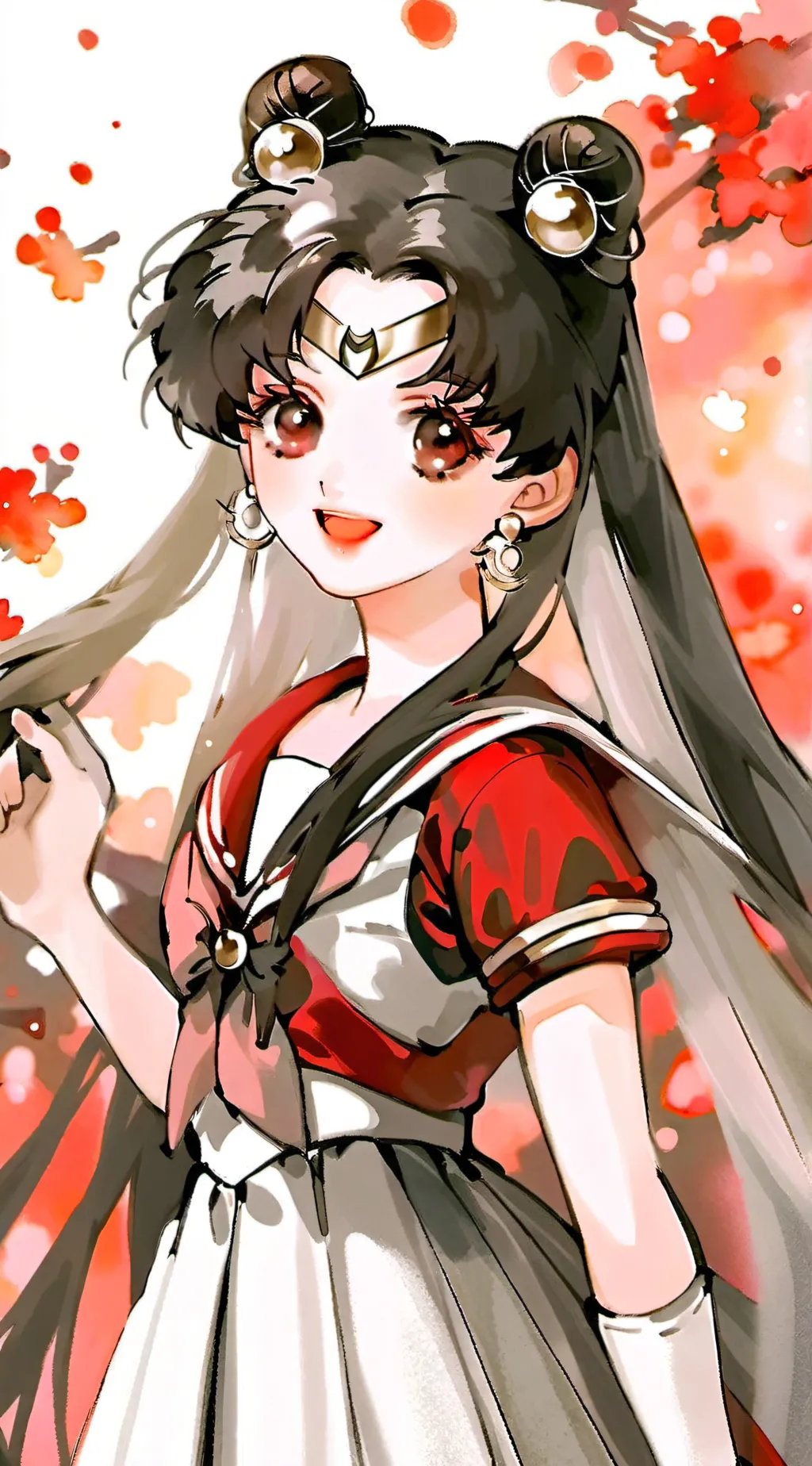 ai character: RED background