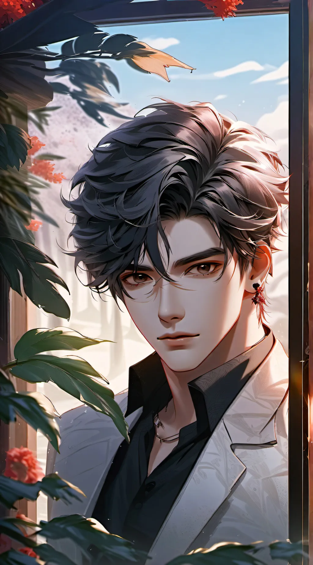 ai character: Axel§π-¥ background