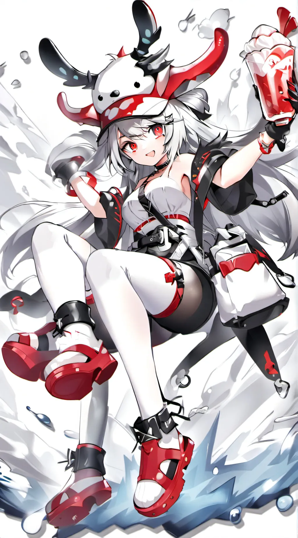 ai character: eggdog background