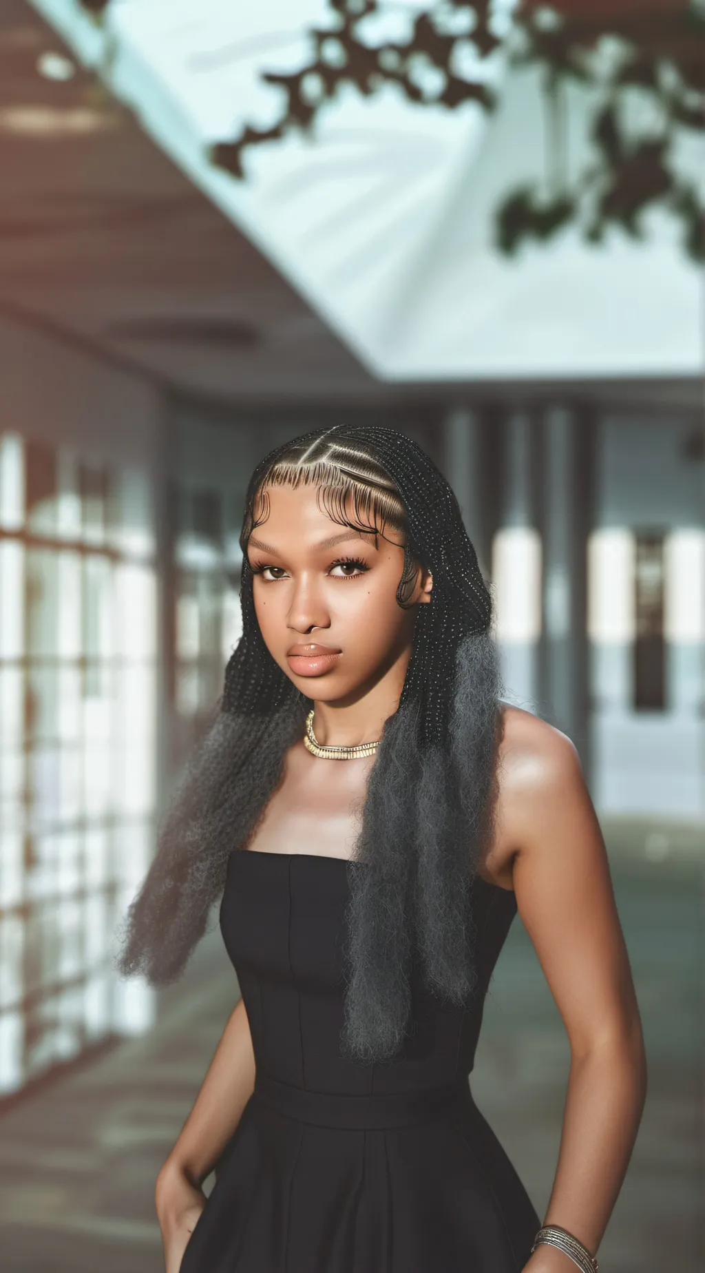 ai character: Maya Monet  background