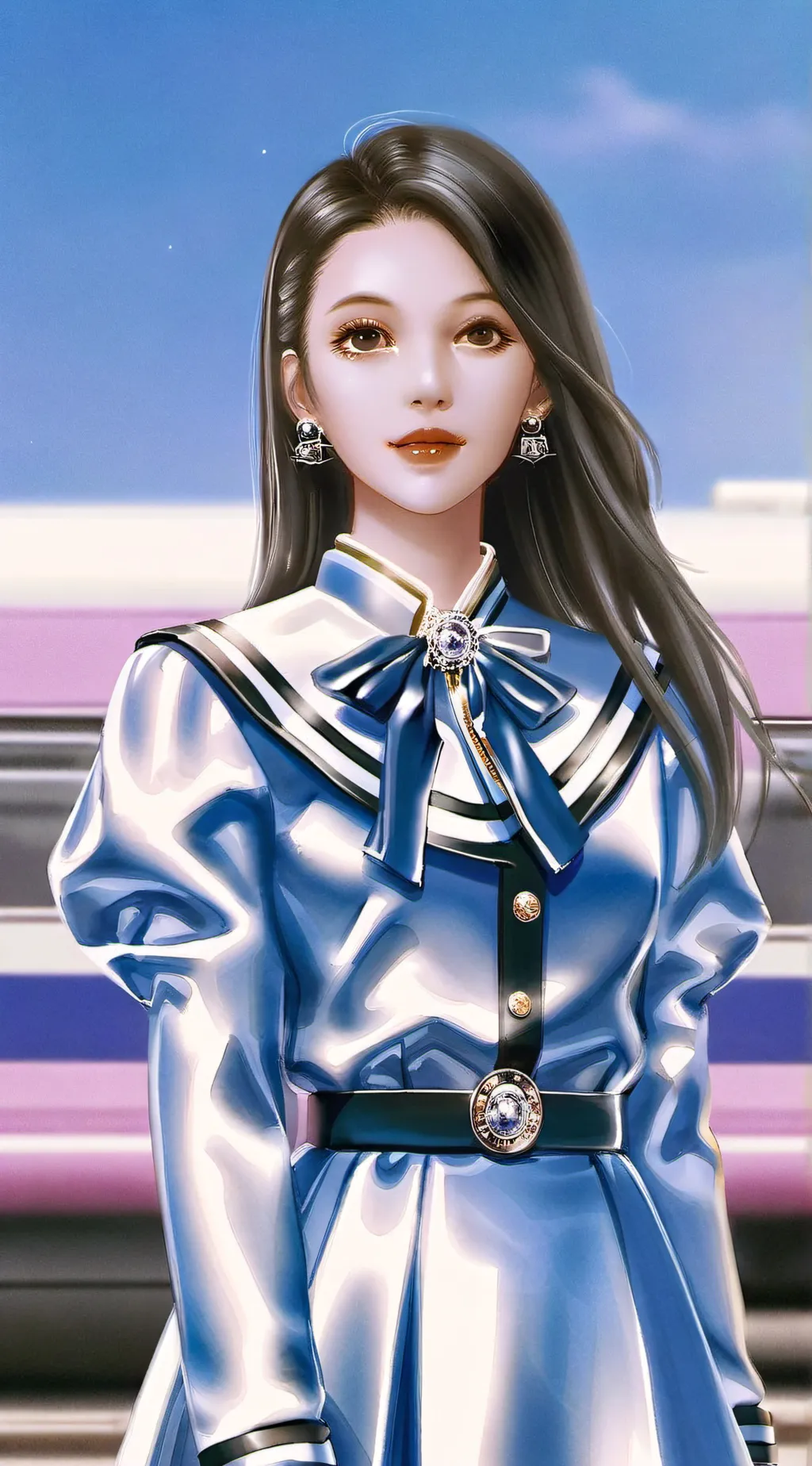 ai character: Arial background