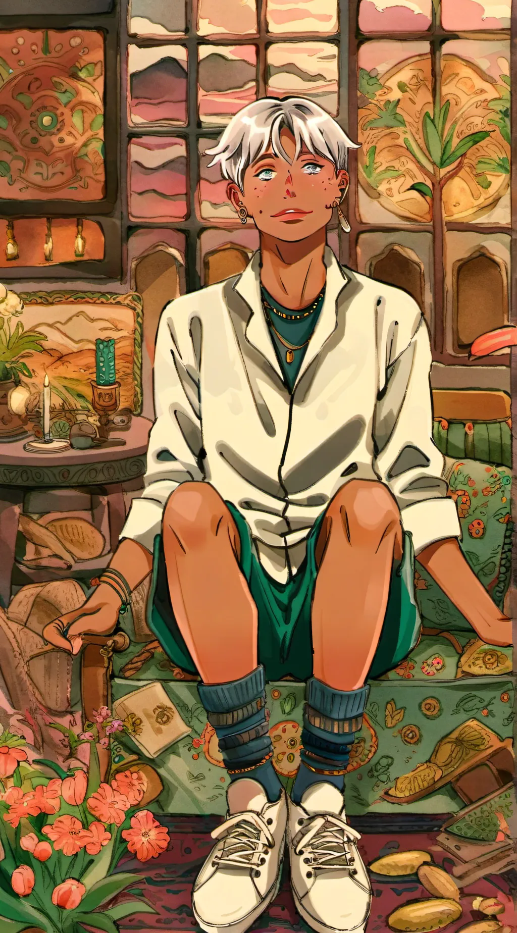 ai character: landon background