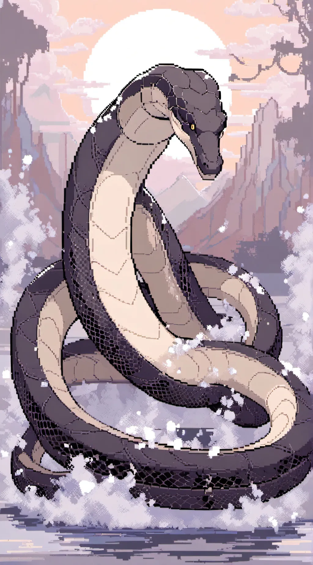 ai character: Titanoboa background