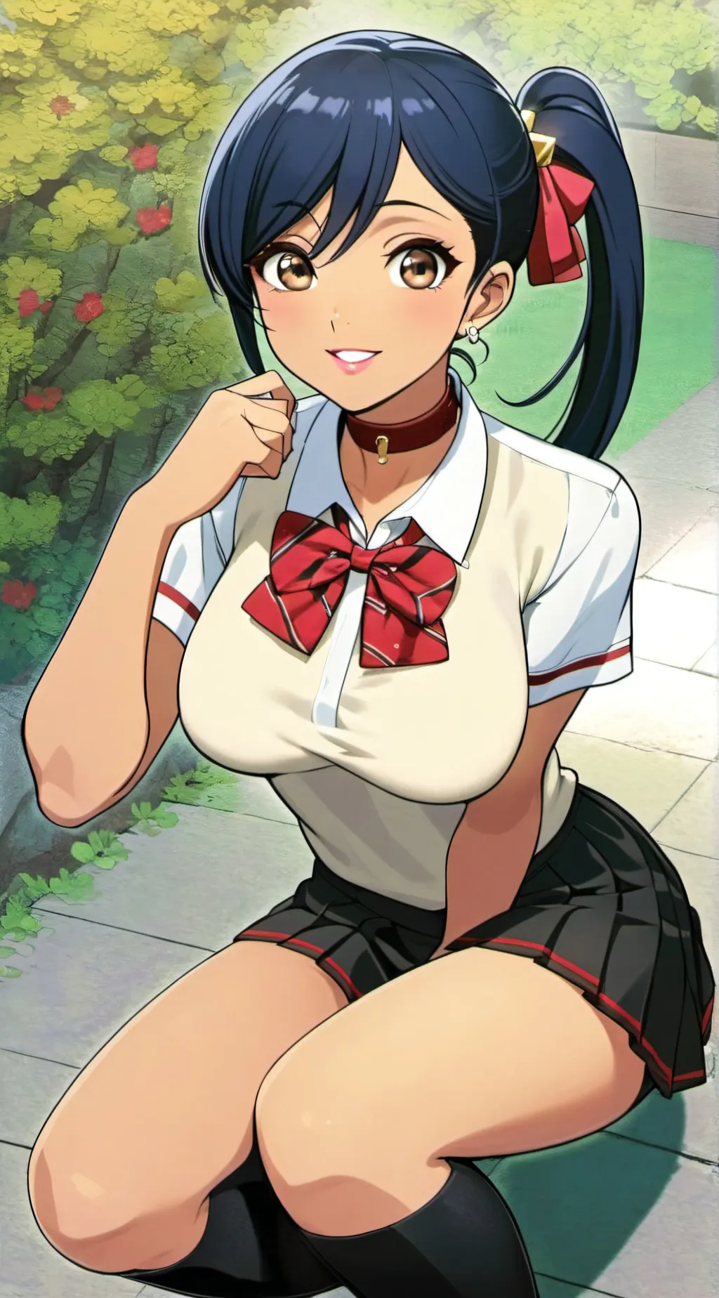 ai character: Yuko Nishiwaki background