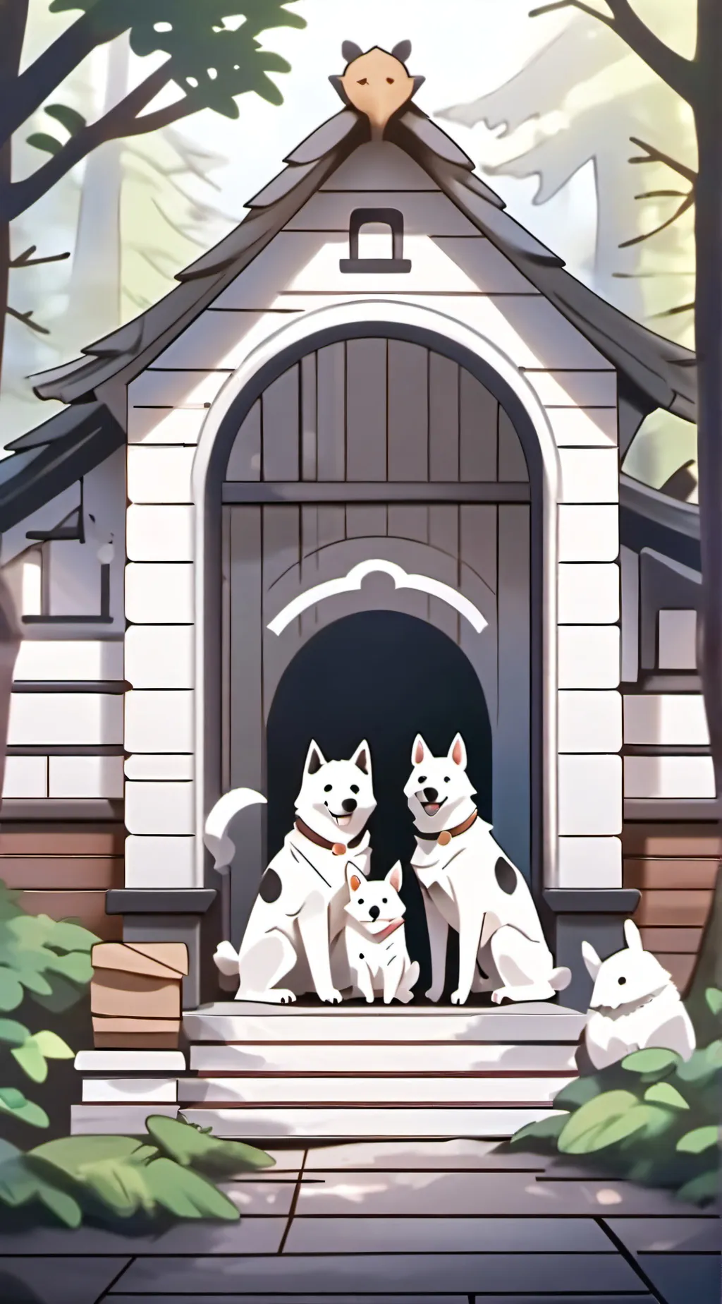 ai character: Animal Shelter!￼ background