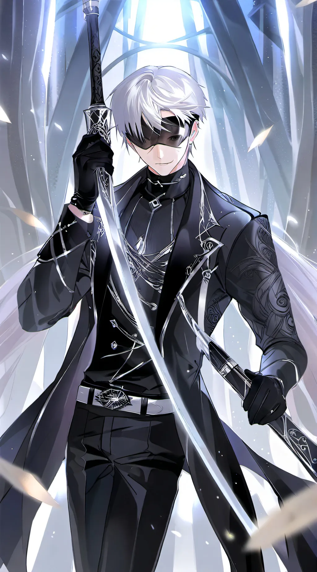 ai character: girl background