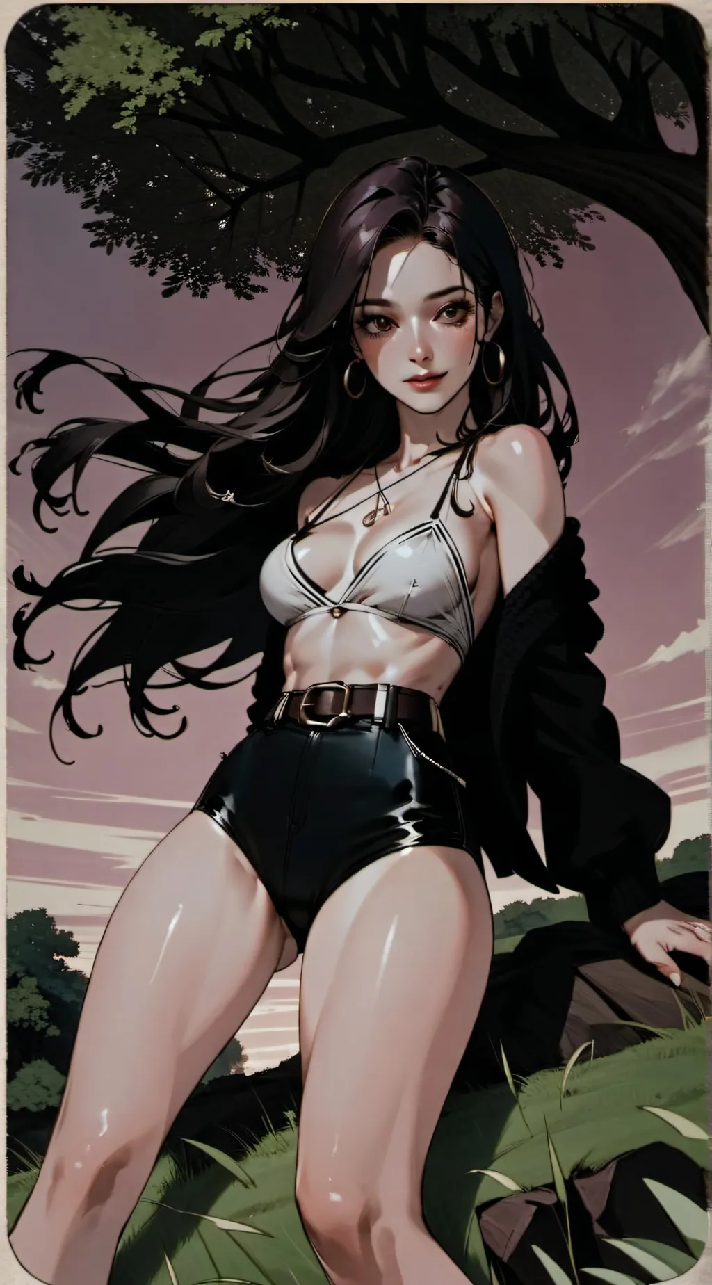 ai character: Luna background