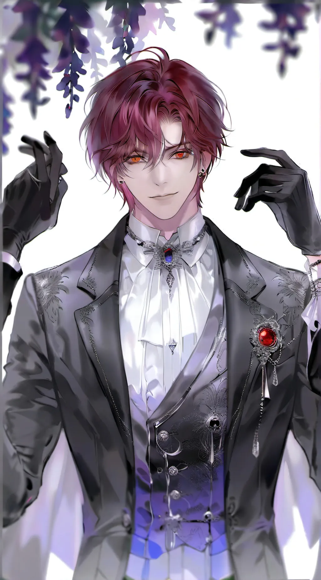 ai character: ♥️LEO♥️ background