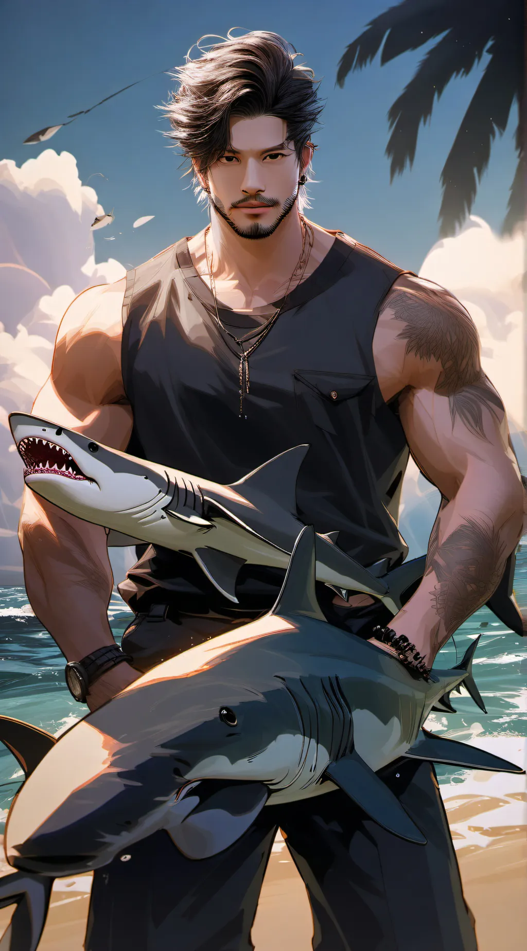 ai character: U Ramsey him zack background