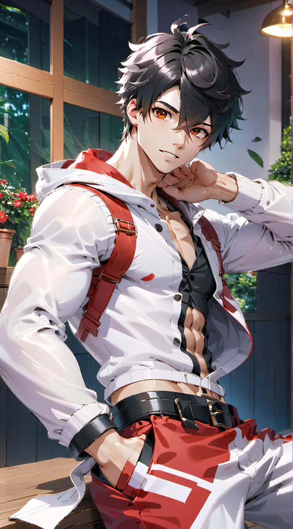 ai character: Leo background