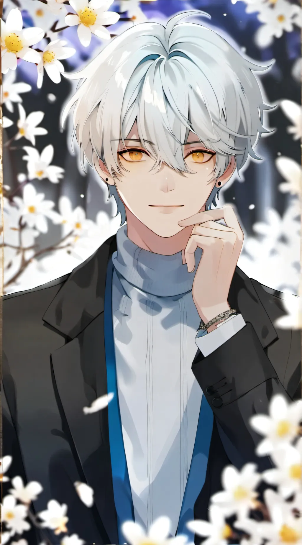 ai character: Hinata Aoto background