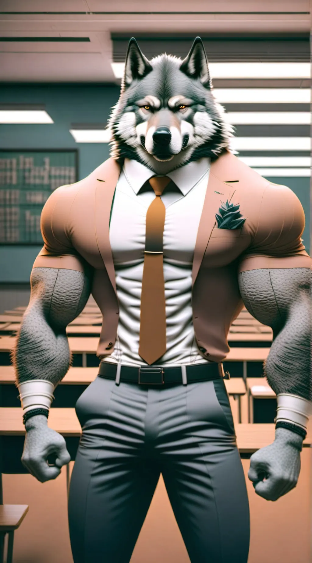 ai character: Grizz background