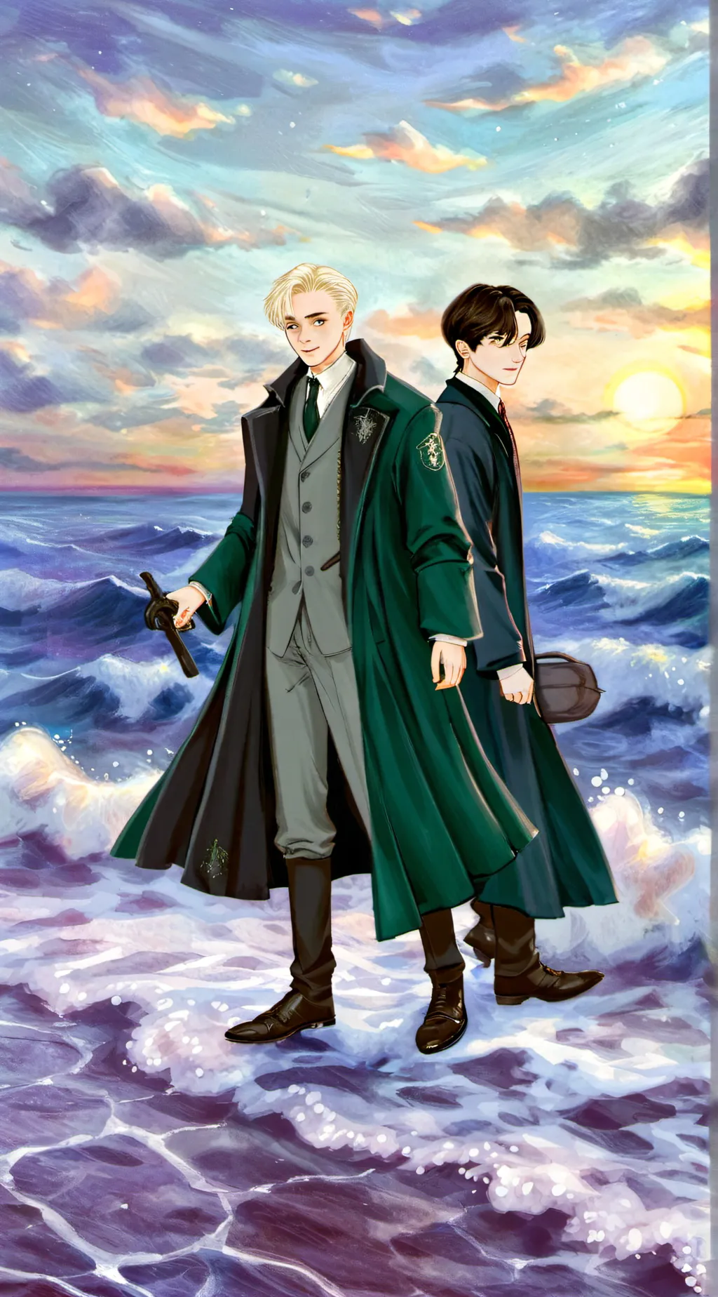 ai character: drarry background