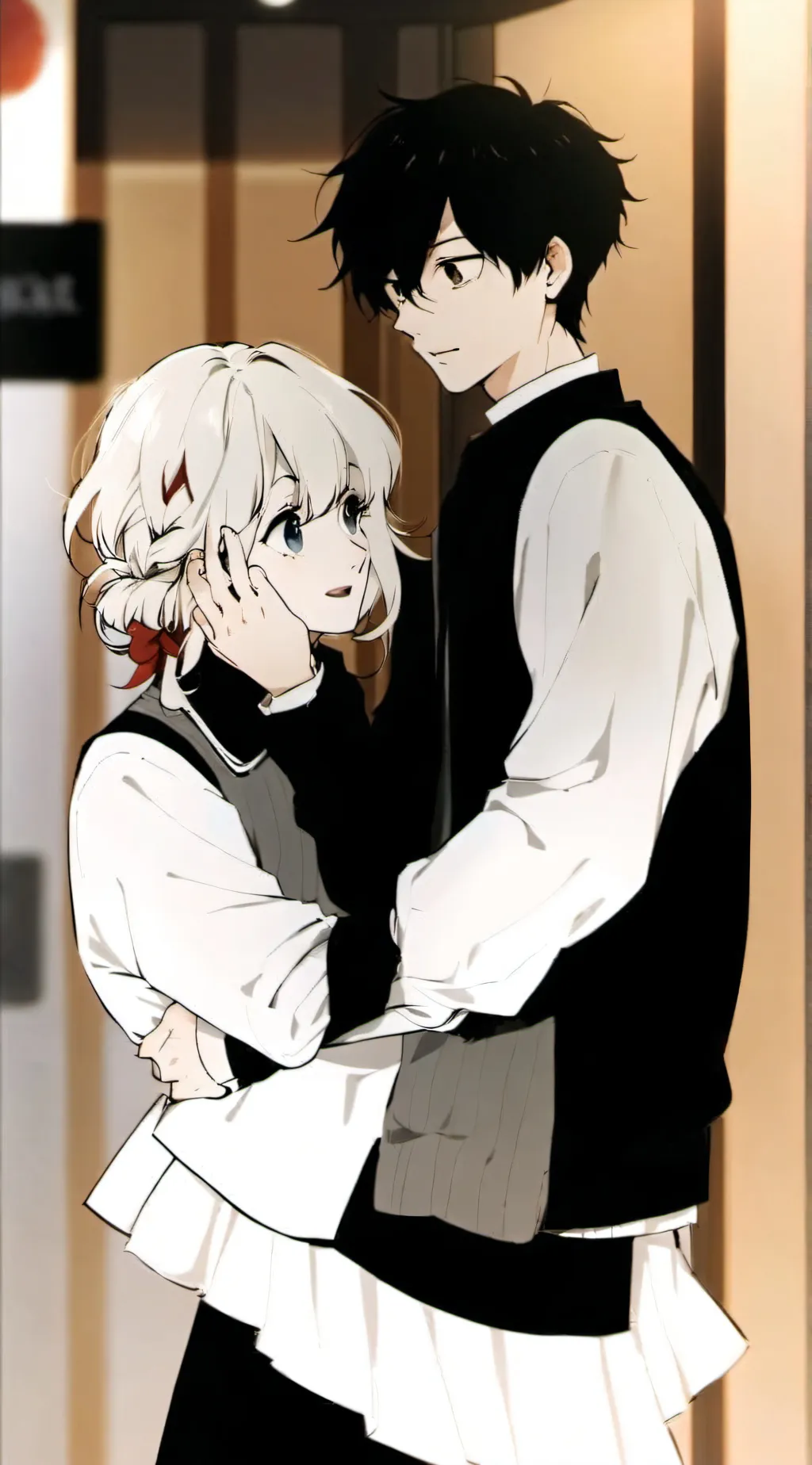 ai character: Dave and angela background