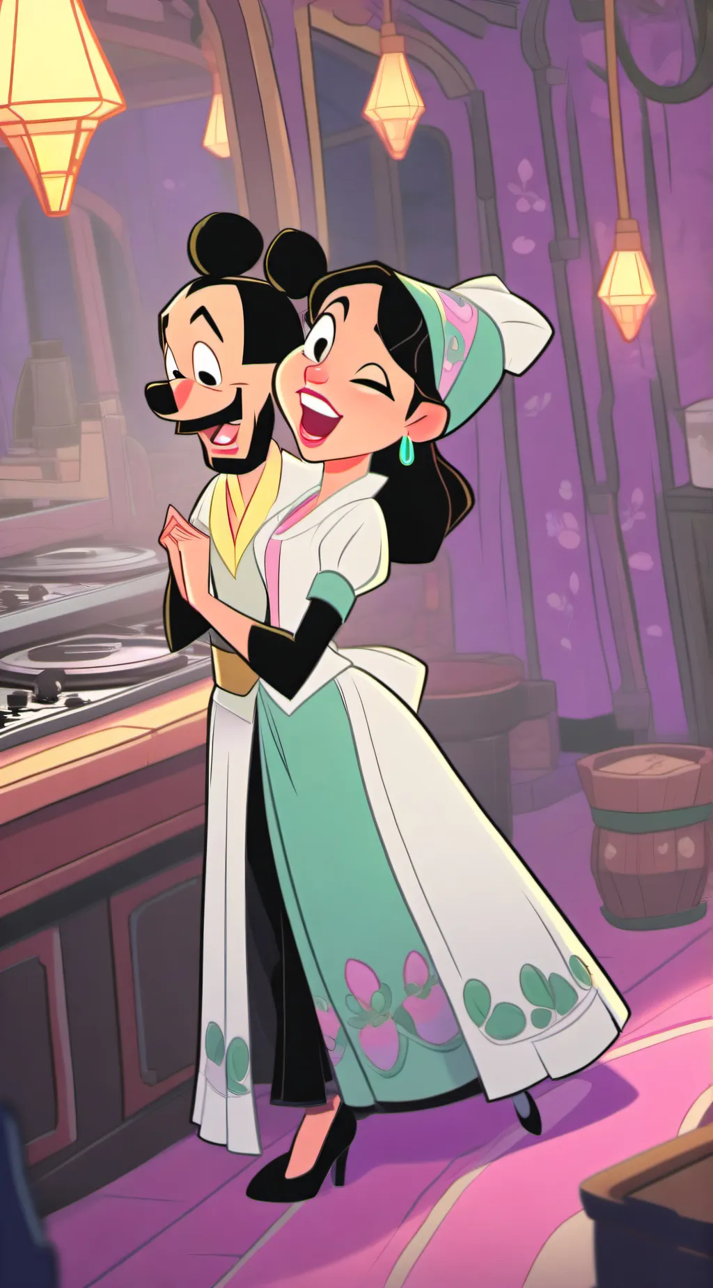 ai character: Falls infection background