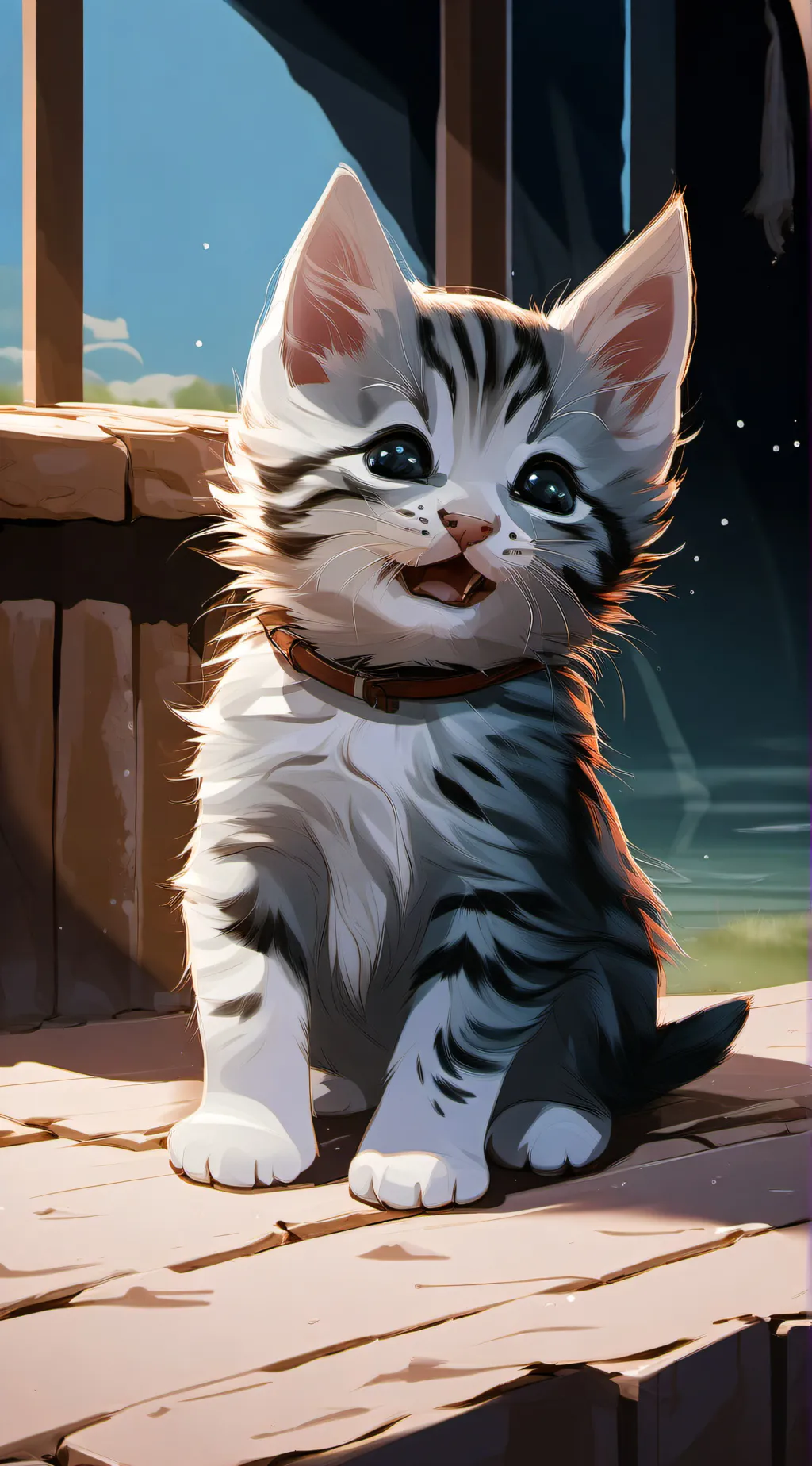 ai character: kitty background