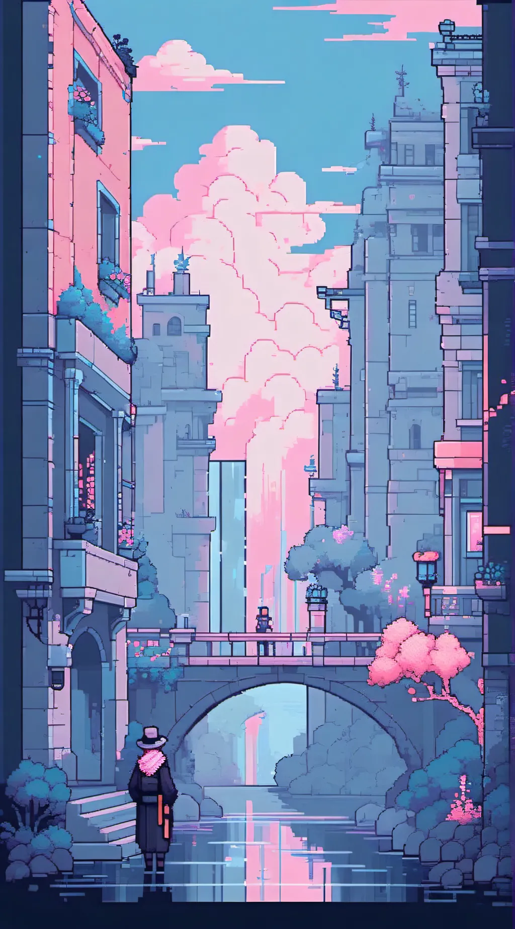 ai character: BLACKPINK background