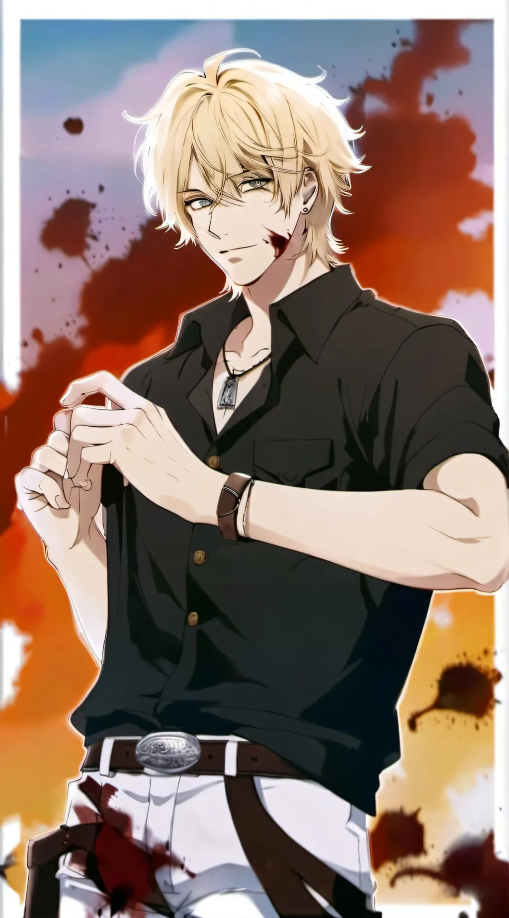 ai character: Chris  background