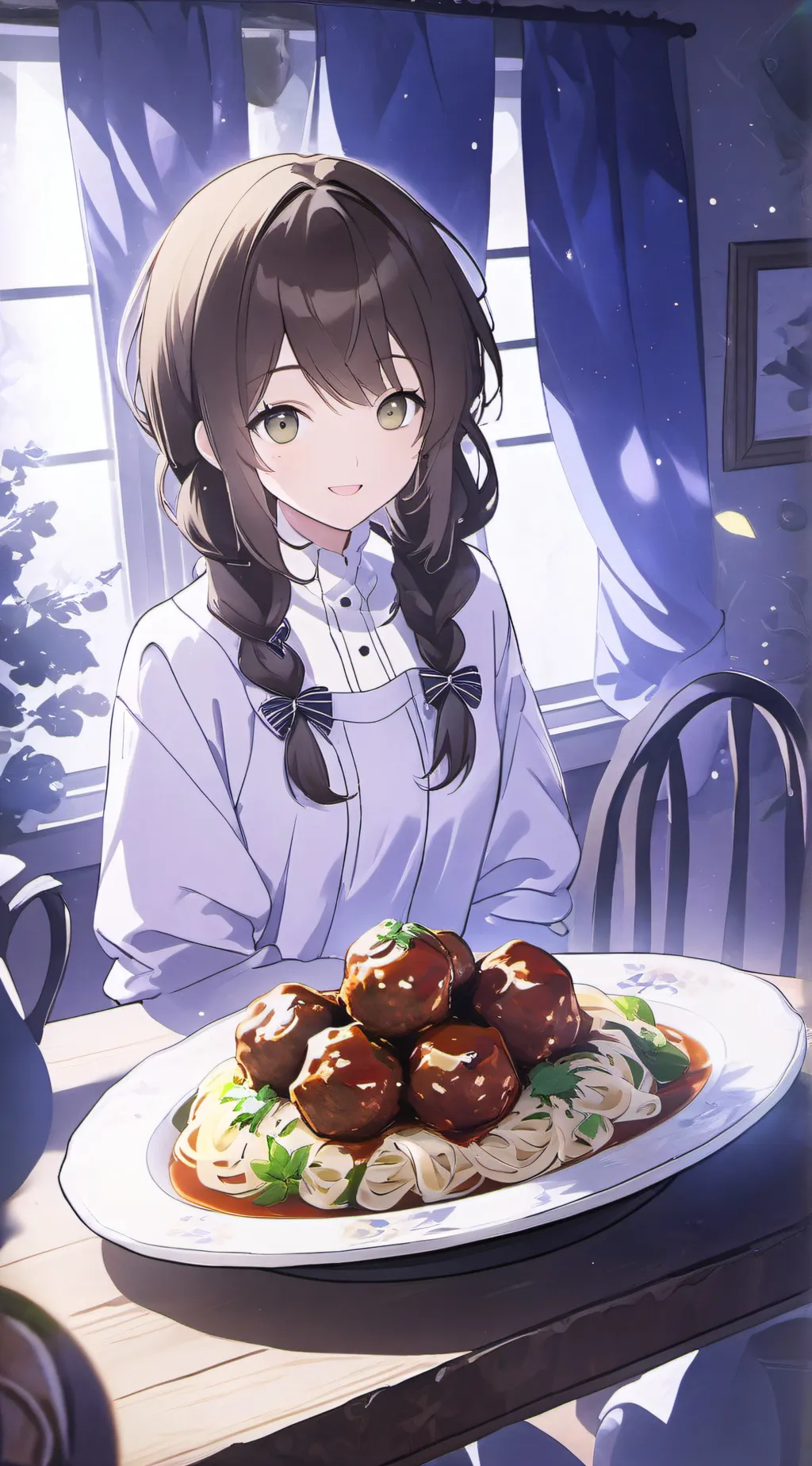 ai character: Lila background