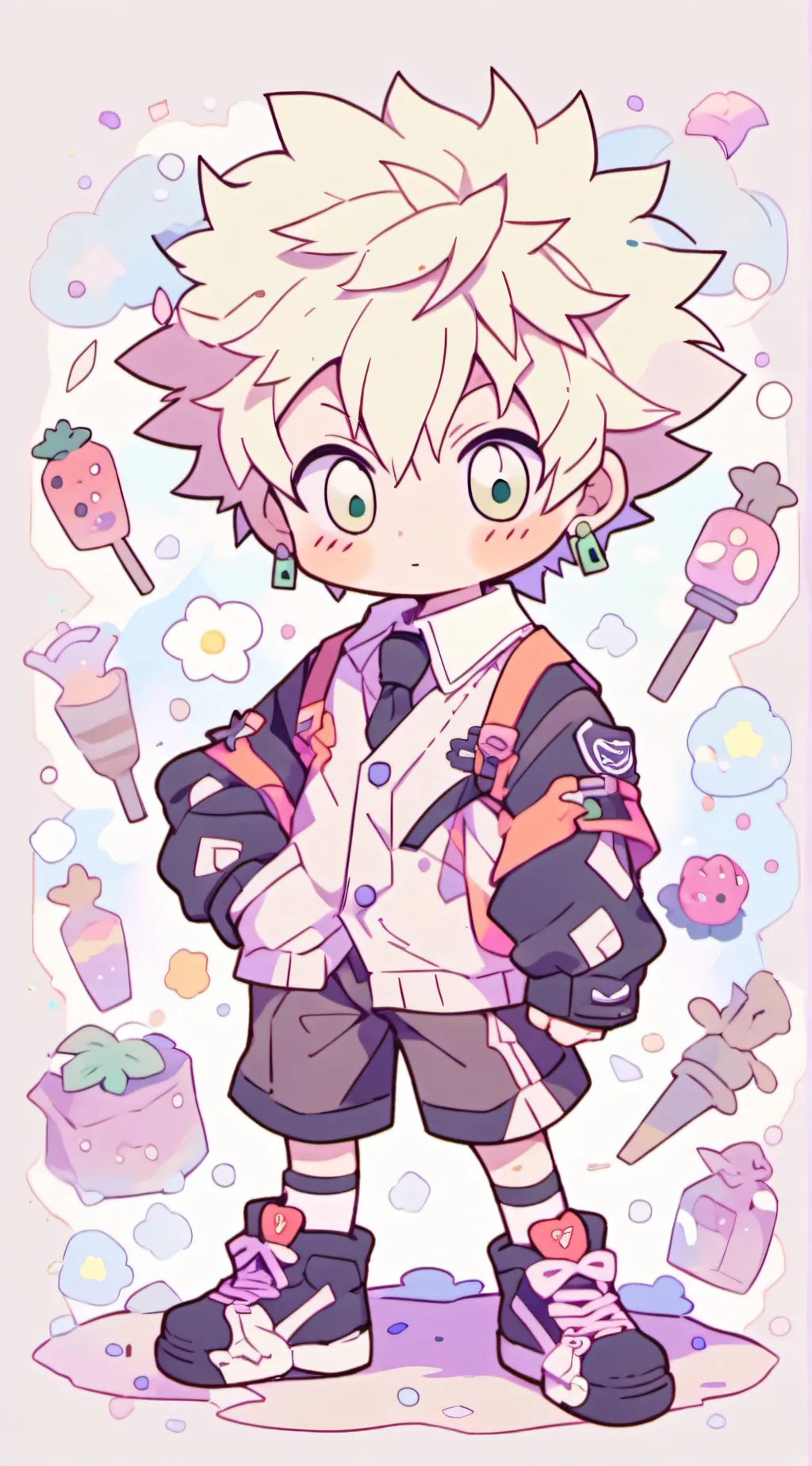 ai character: baku background