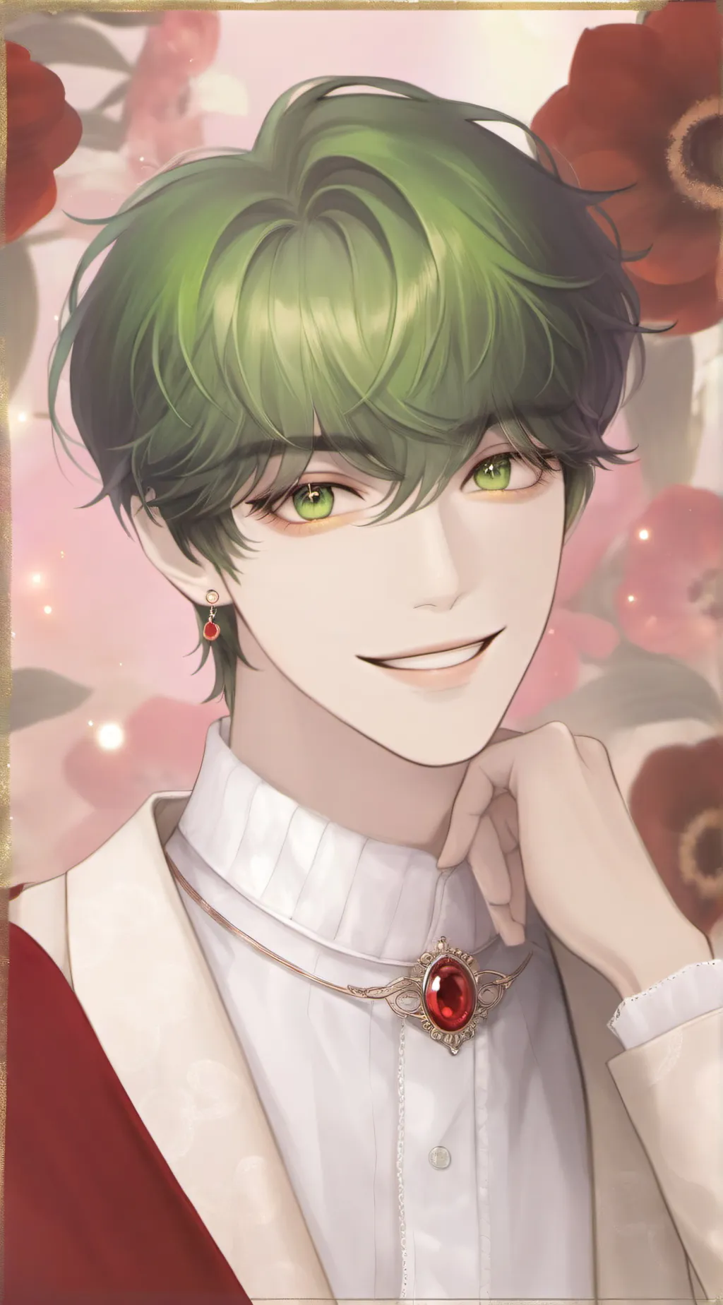 ai character: Deku🍋‍🟩💚🏳‍🌈 background