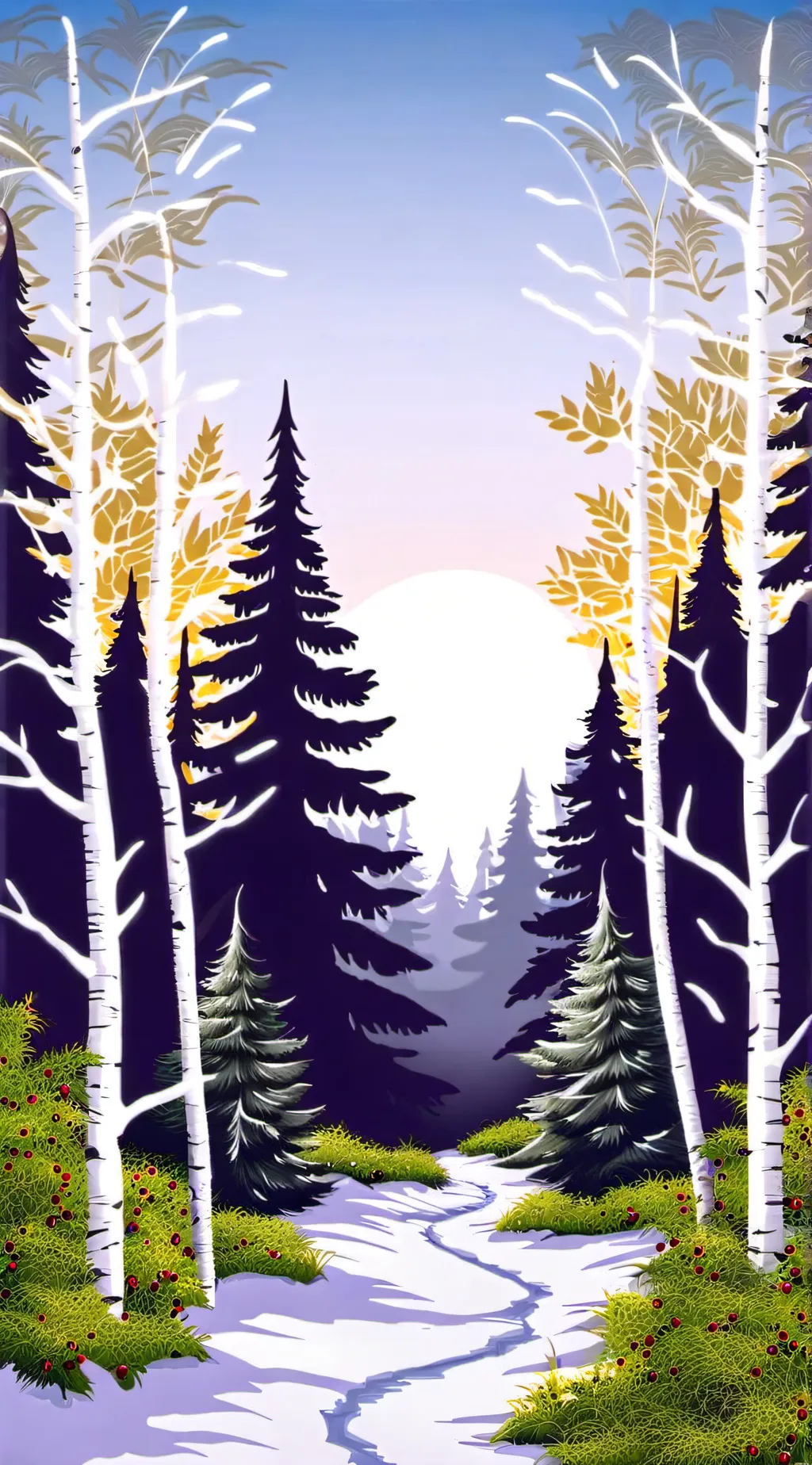 ai character:  DF picnic. background