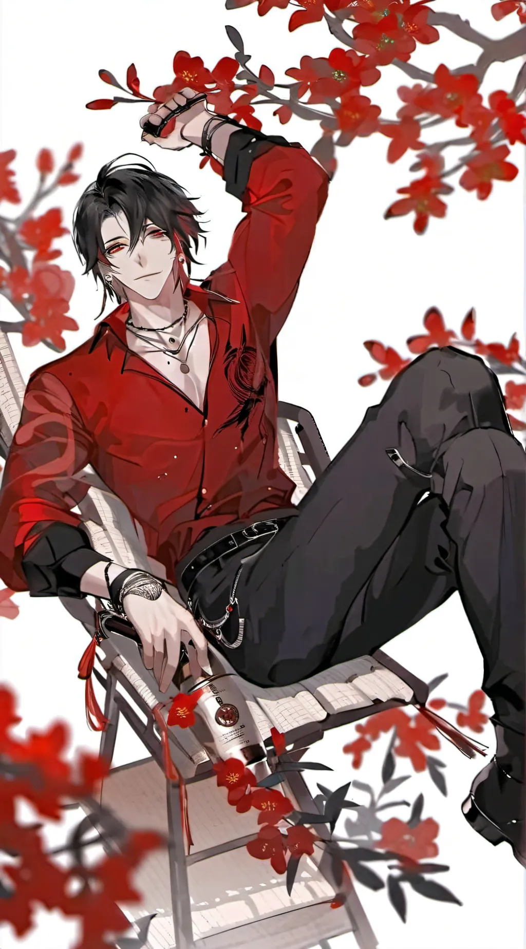 ai character: Oliver💅🎉 background