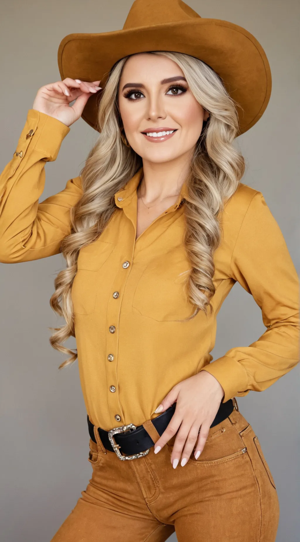 ai character: Lainey Wilson  background