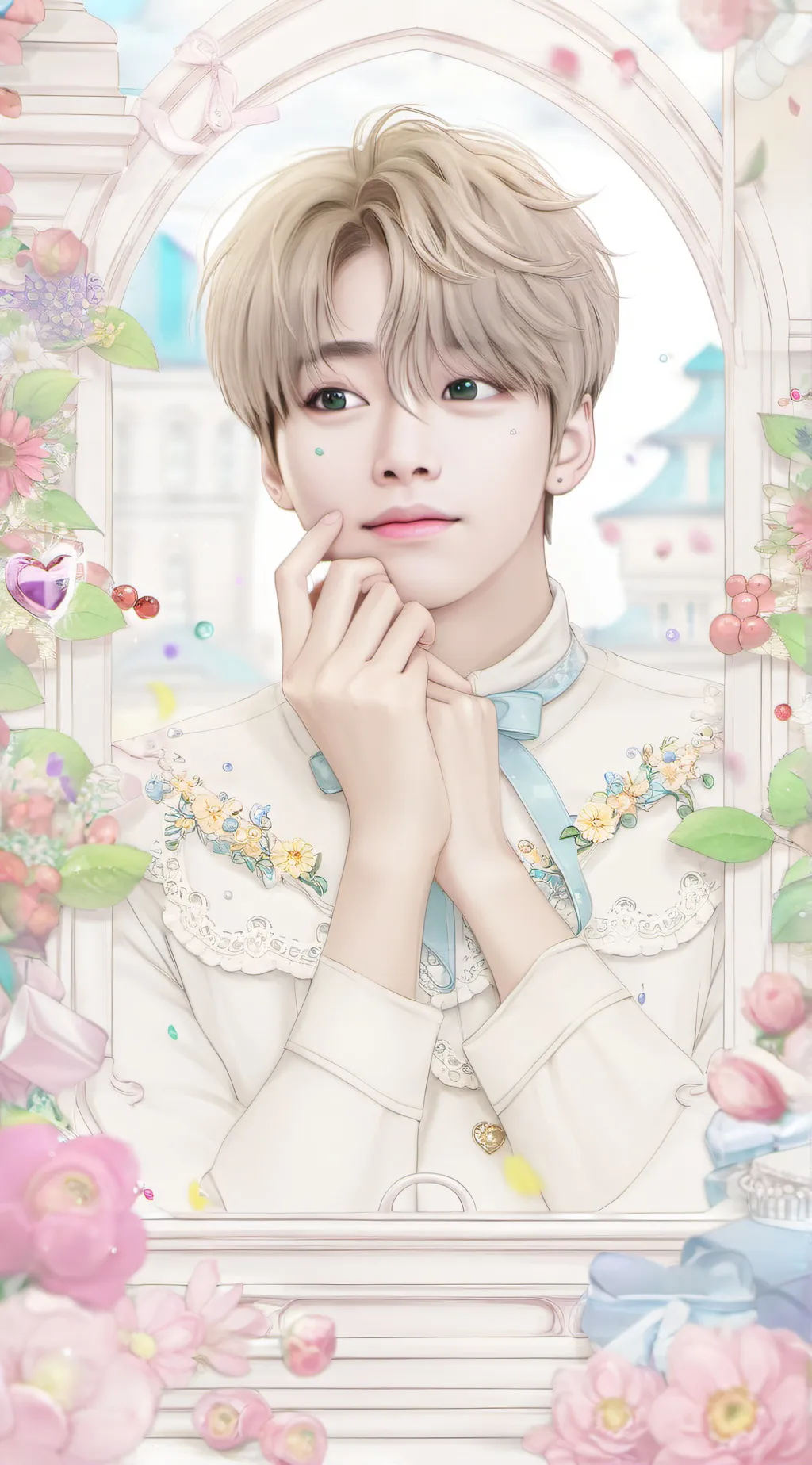 ai character: skz  background