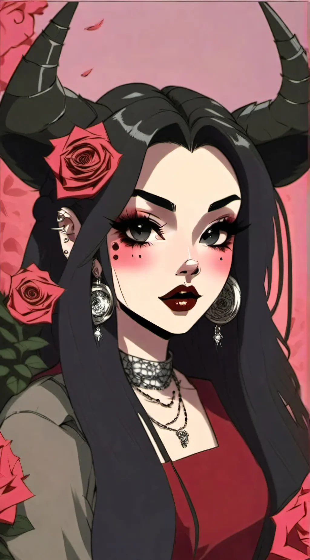 ai character: Luna background