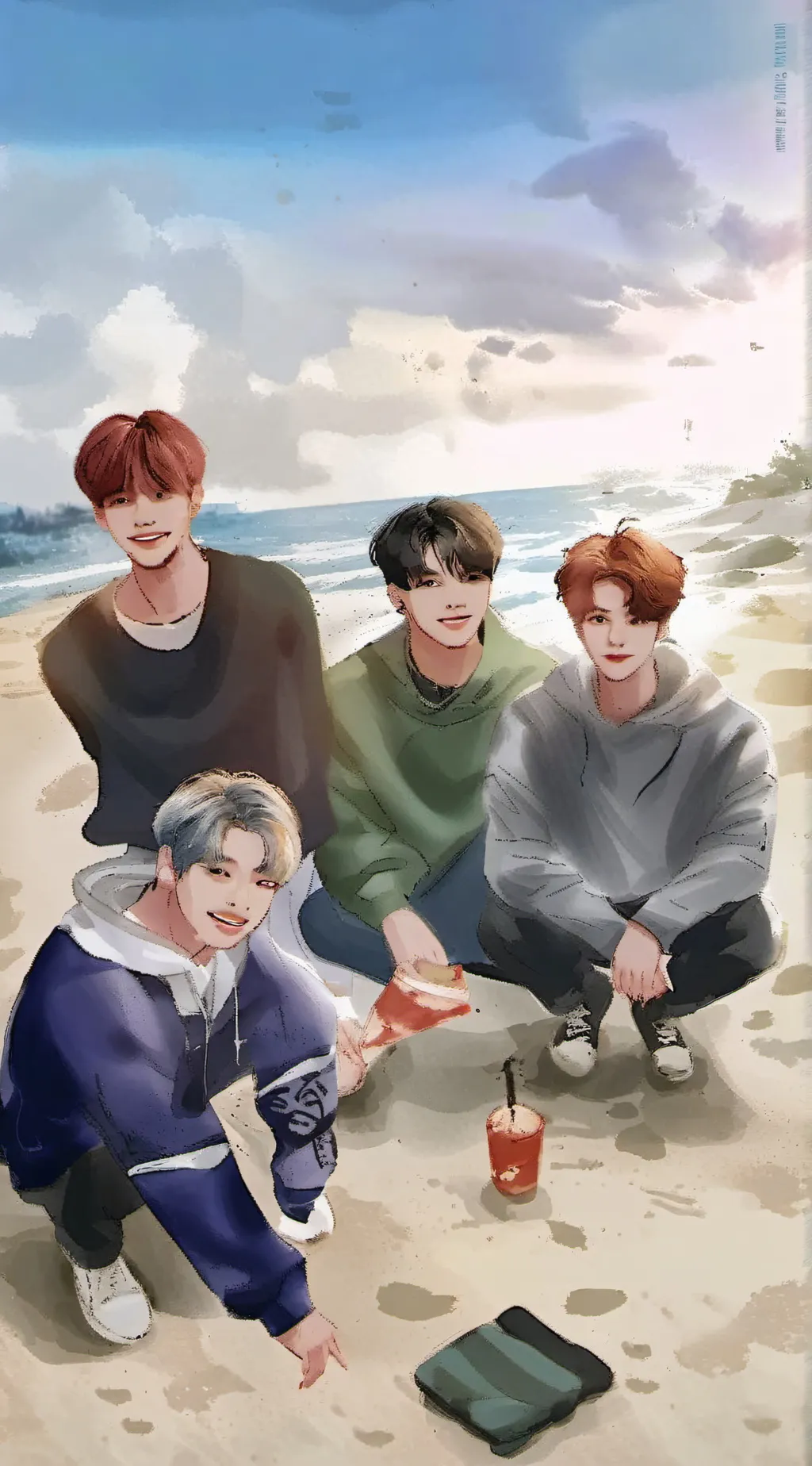 ai character: ⭐️Stray kids⭐️ background