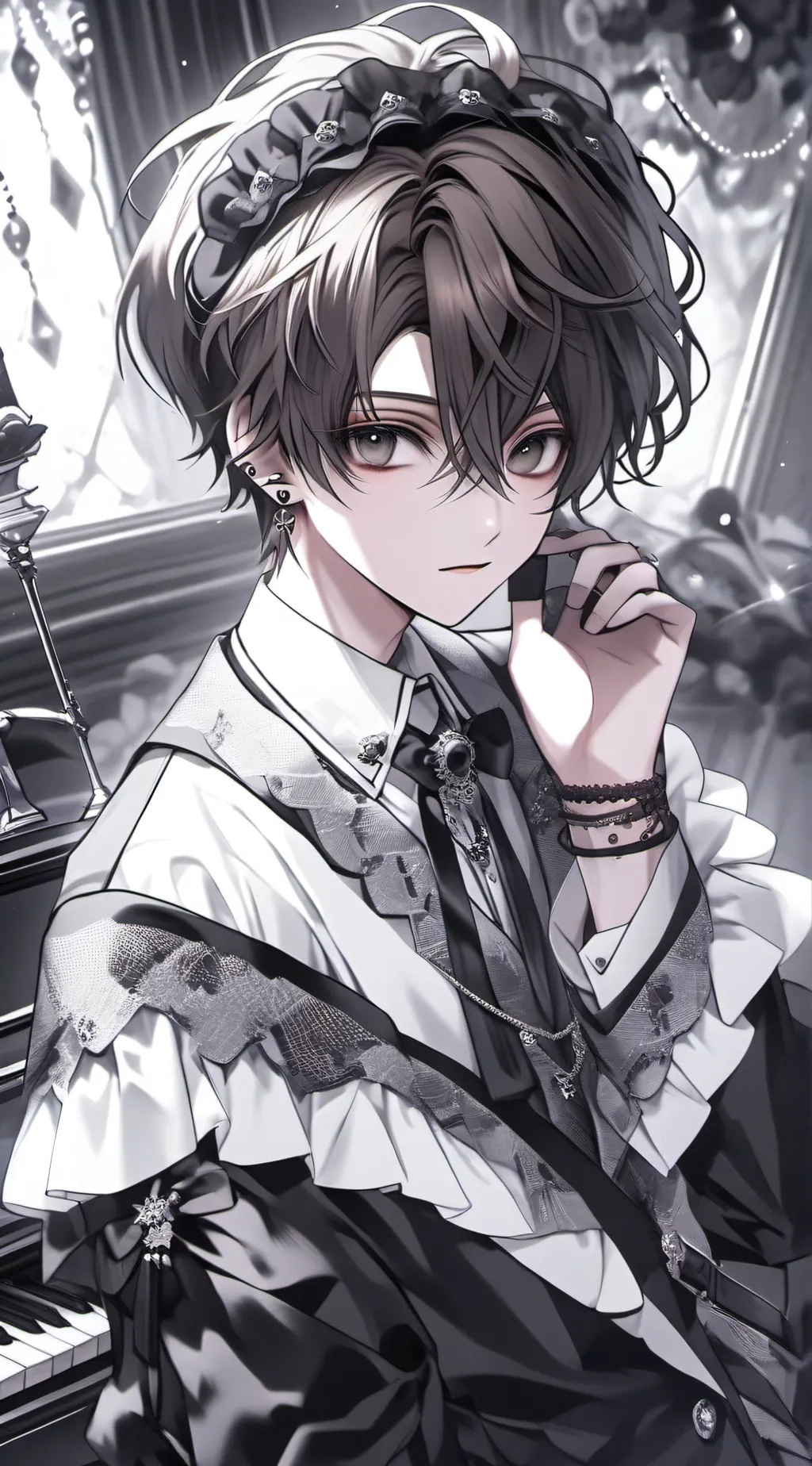 ai character: 🖤Zen🖤 background