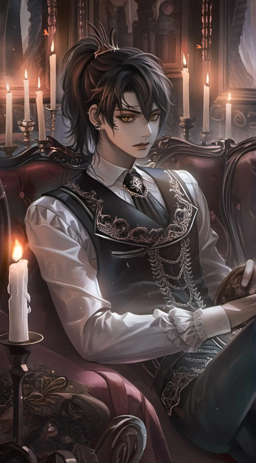 ai character: Eros Clairebent background