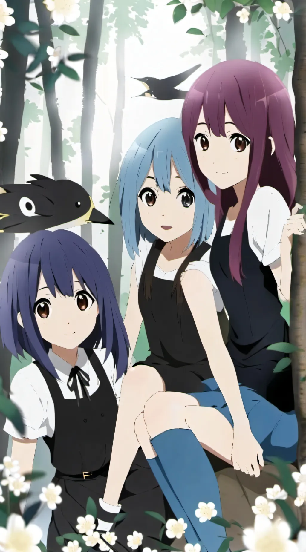 ai character: Emily, Ava, Mia background