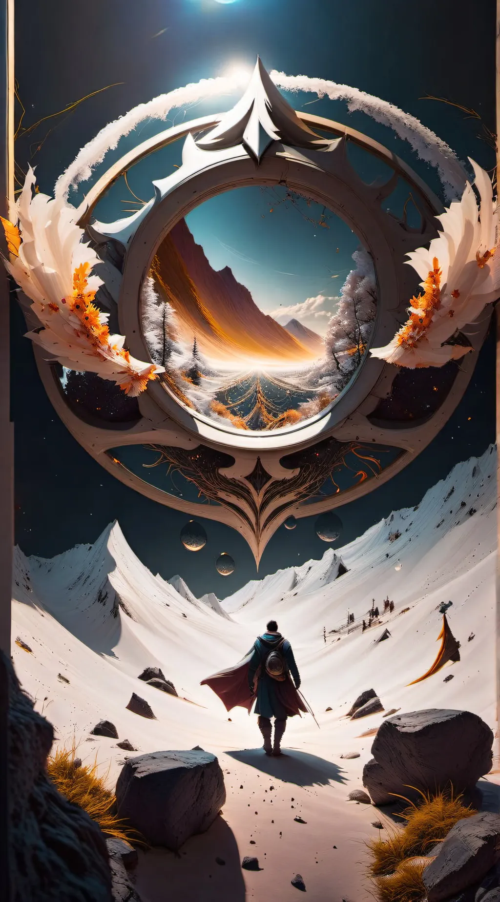 ai character: Circle background