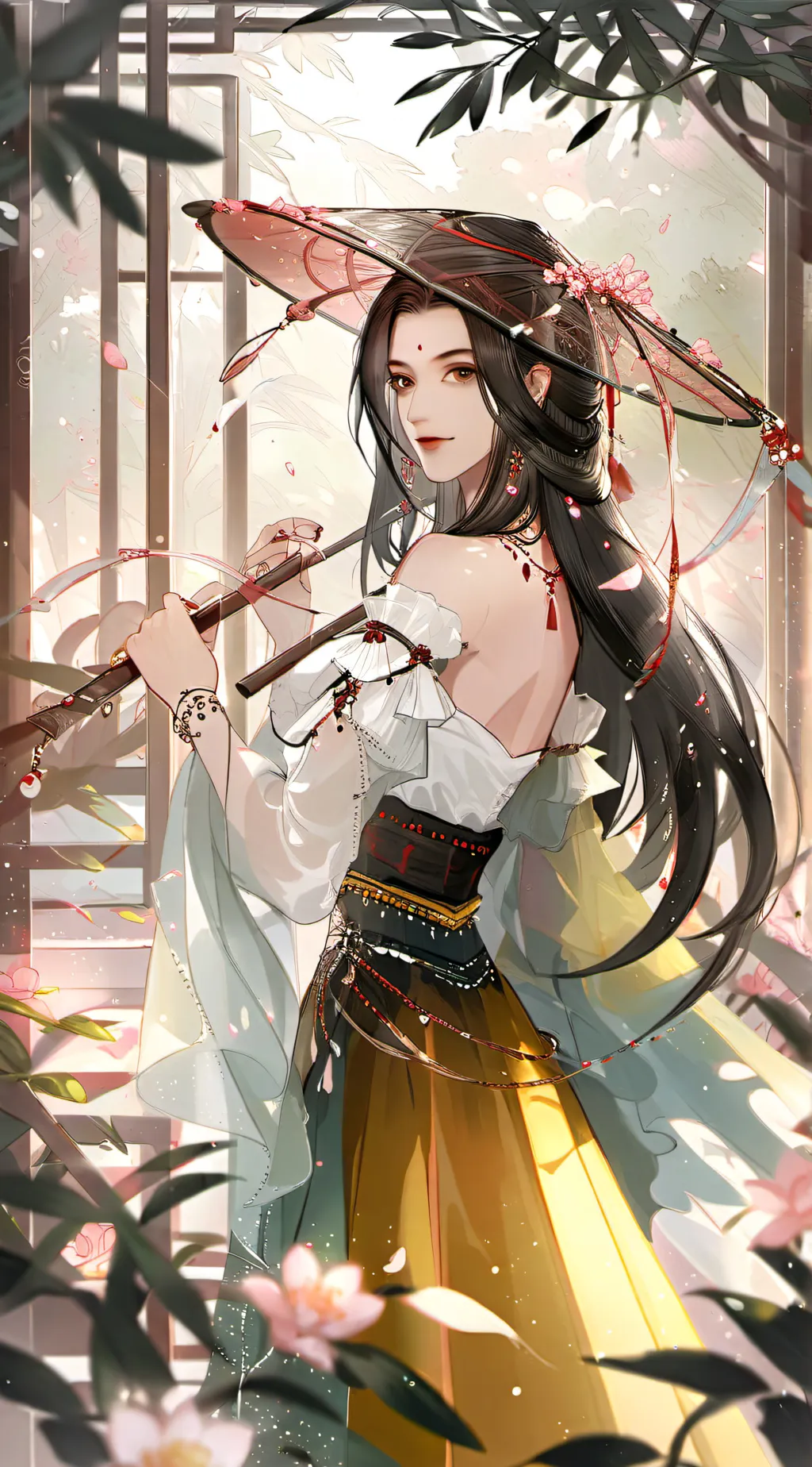 ai character: Mis midnight background