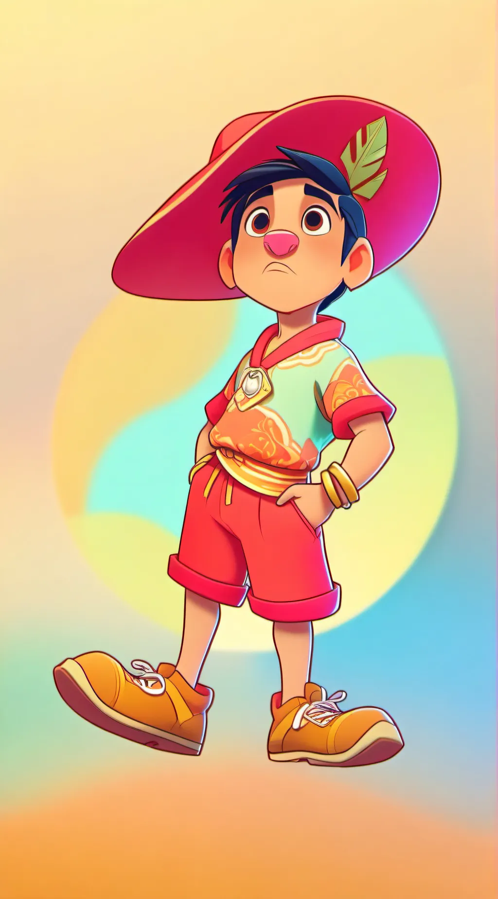 ai character: Itdpryaosutlustdlu background