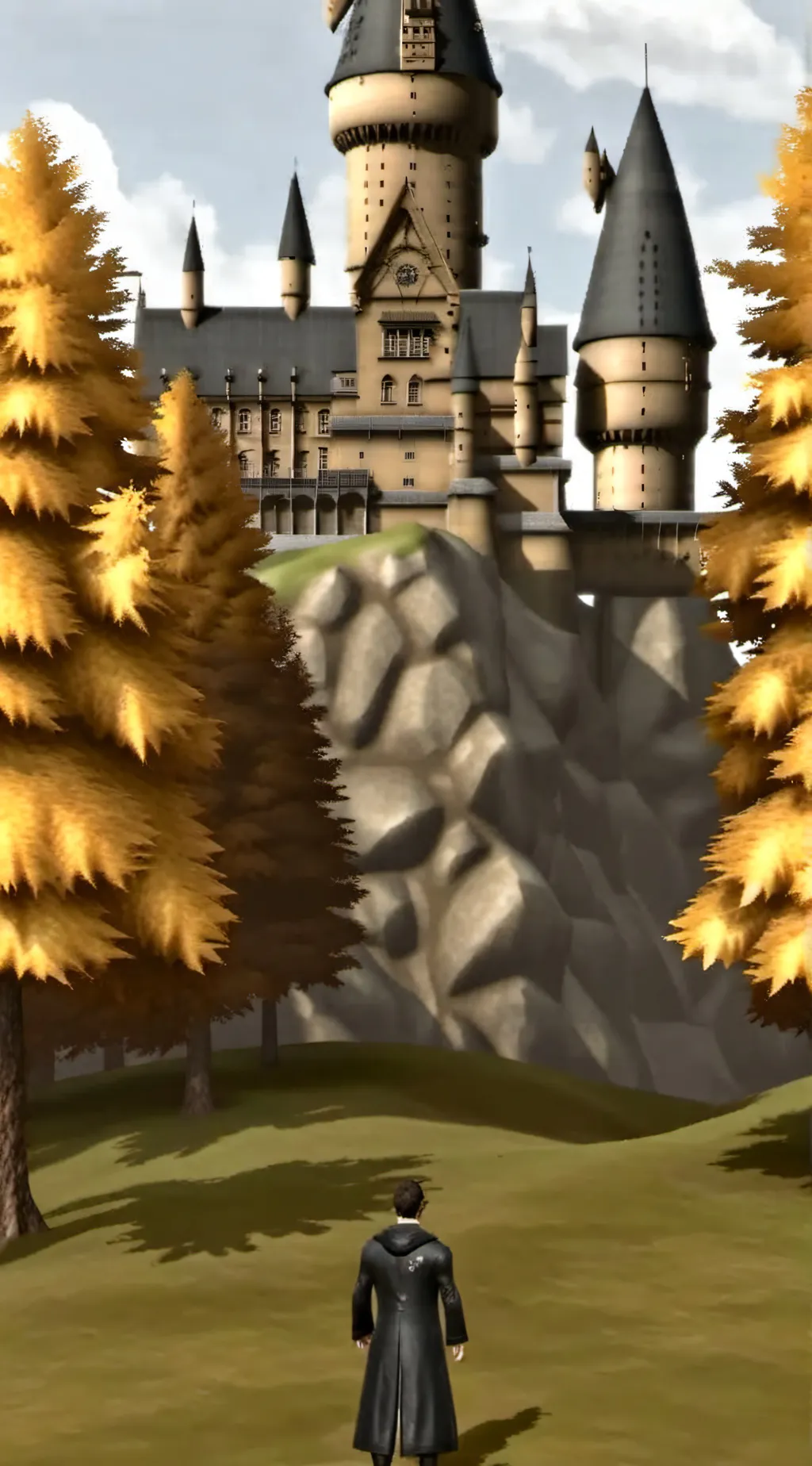 ai character: Hogwarts T or D  background