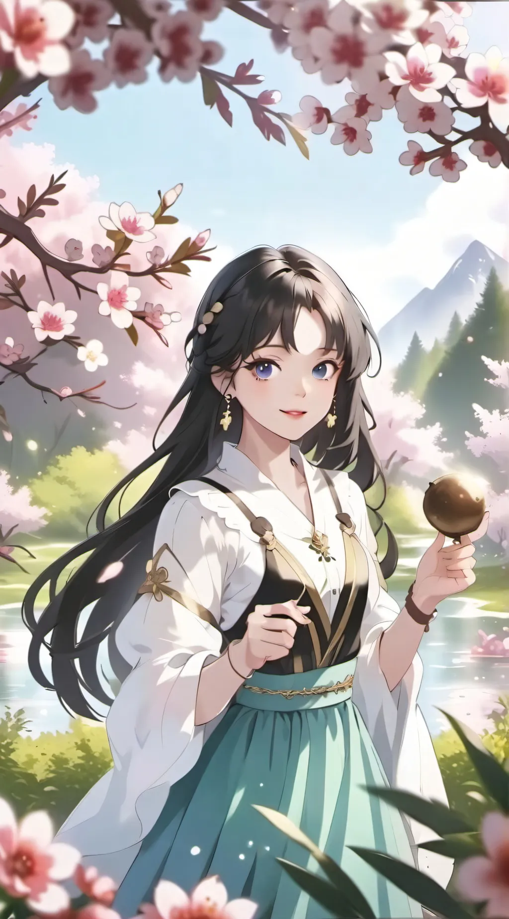 ai character: Miku and Teto background