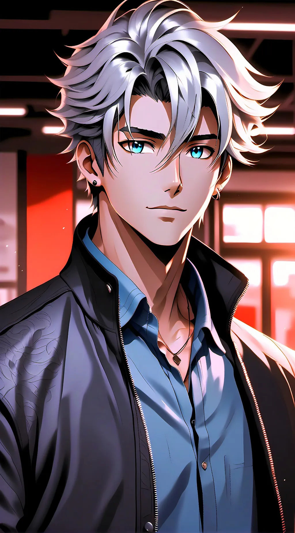 ai character: Your giant ￼ dad background