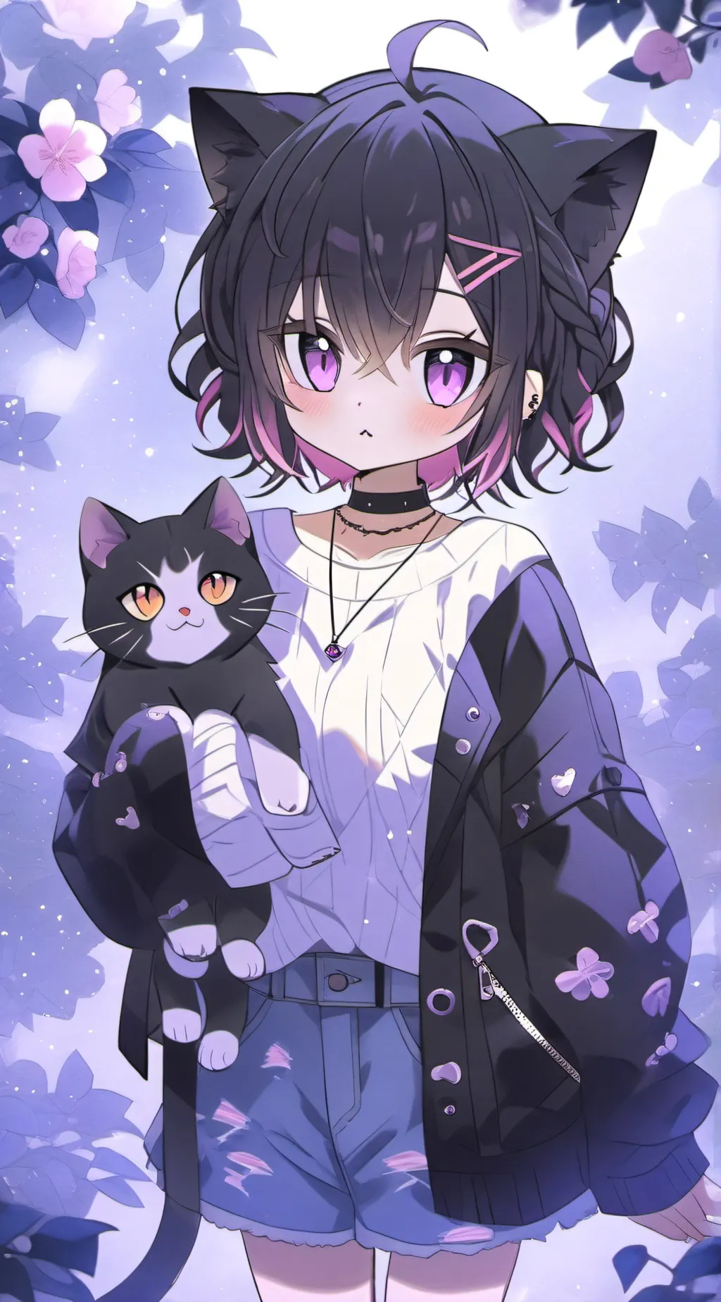 ai character: Kitty  background