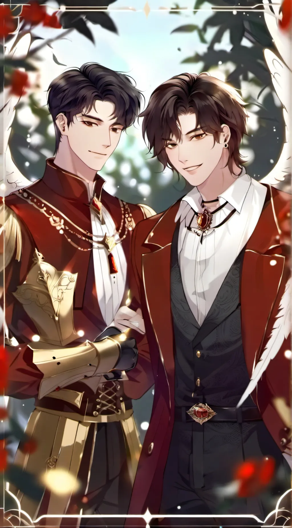 ai character: Sky and Dim background