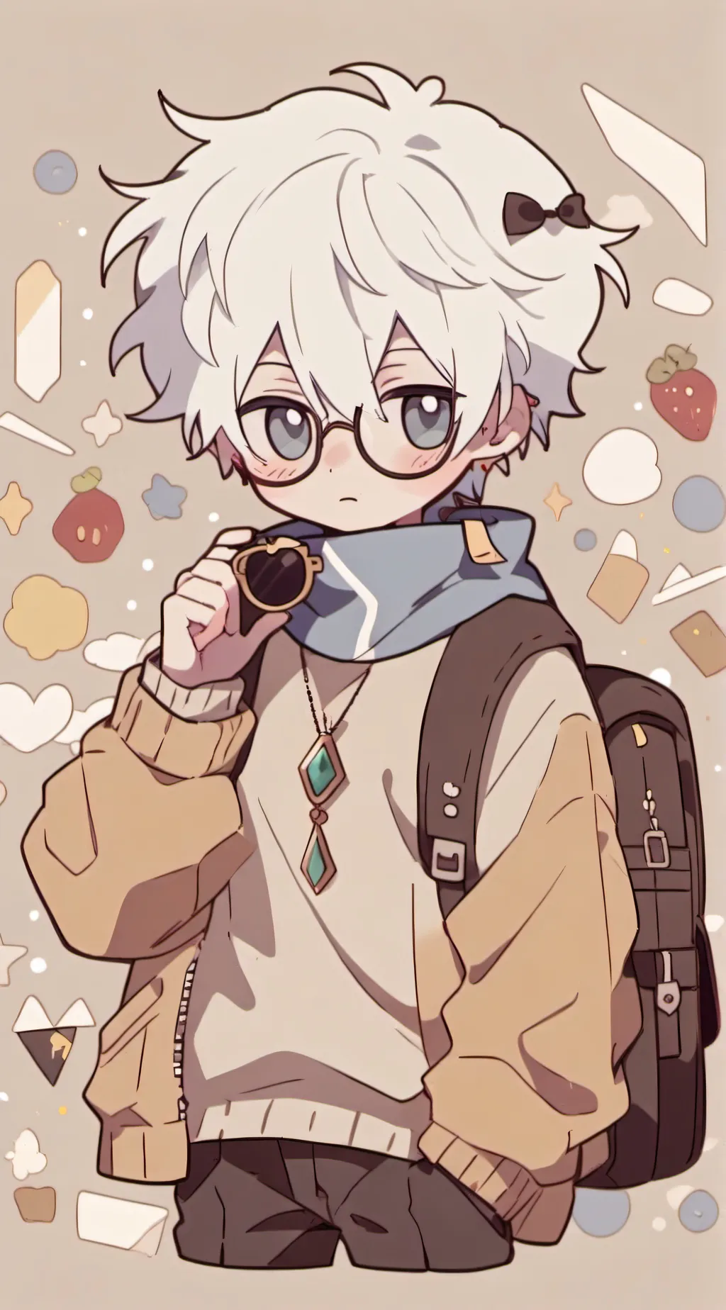 ai character: Little Gojo background