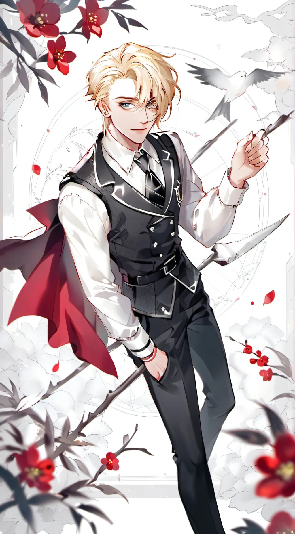 ai character: Draco Malfoy 🍏 background