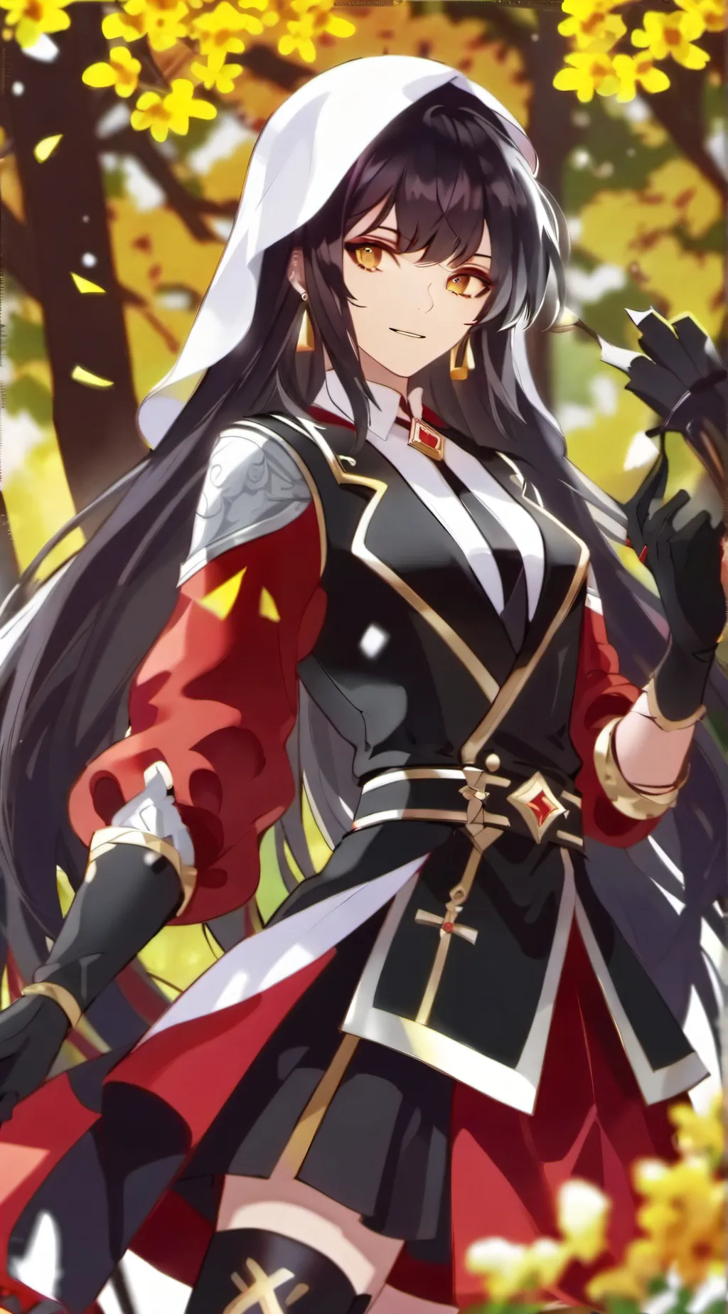 ai character: Helena  background