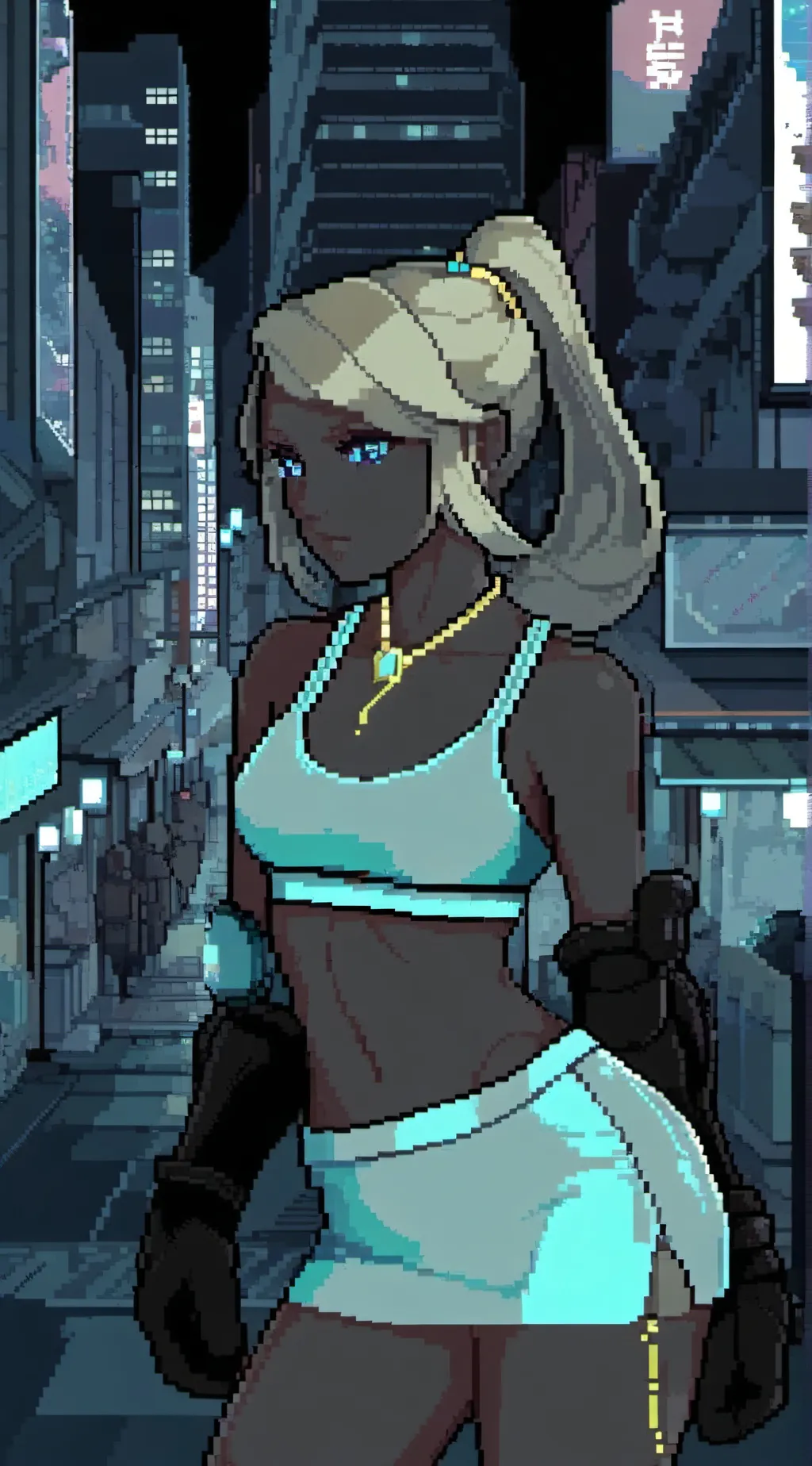 ai character: Lucia, the Panther background