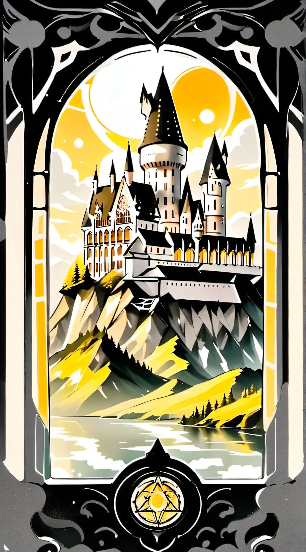 ai character: Hogwarts background