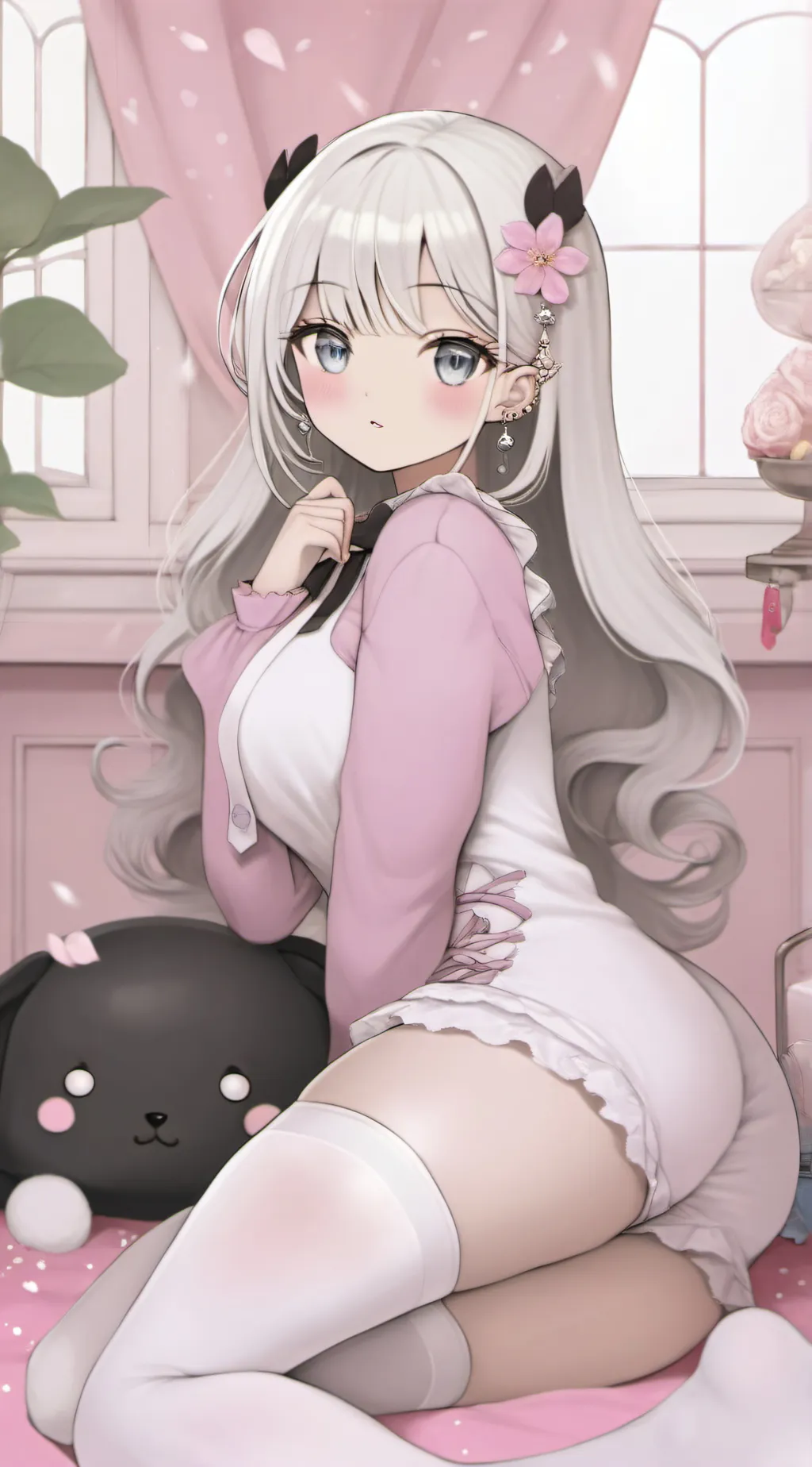 ai character: Rose background