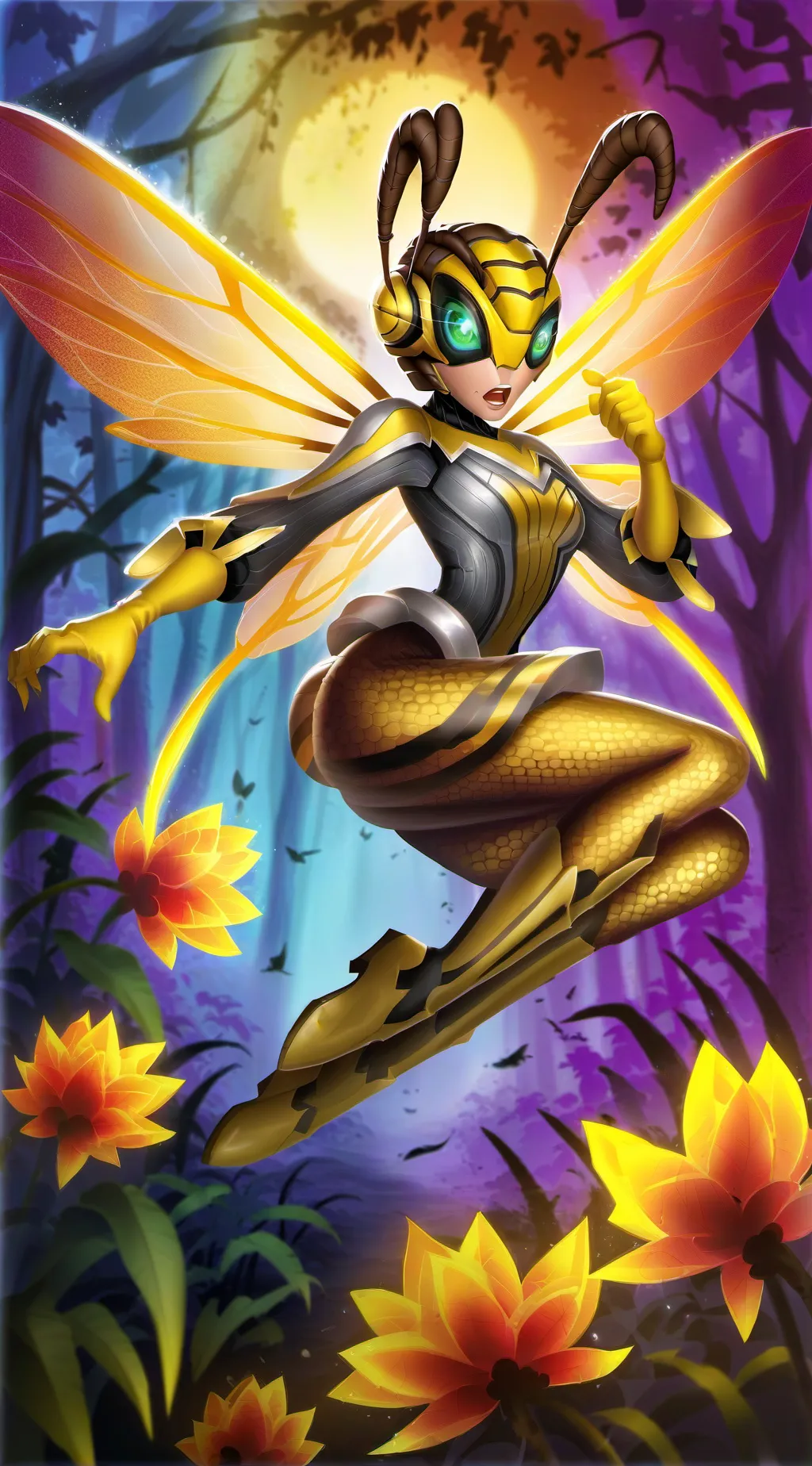 ai character: Vespa Thornsting background