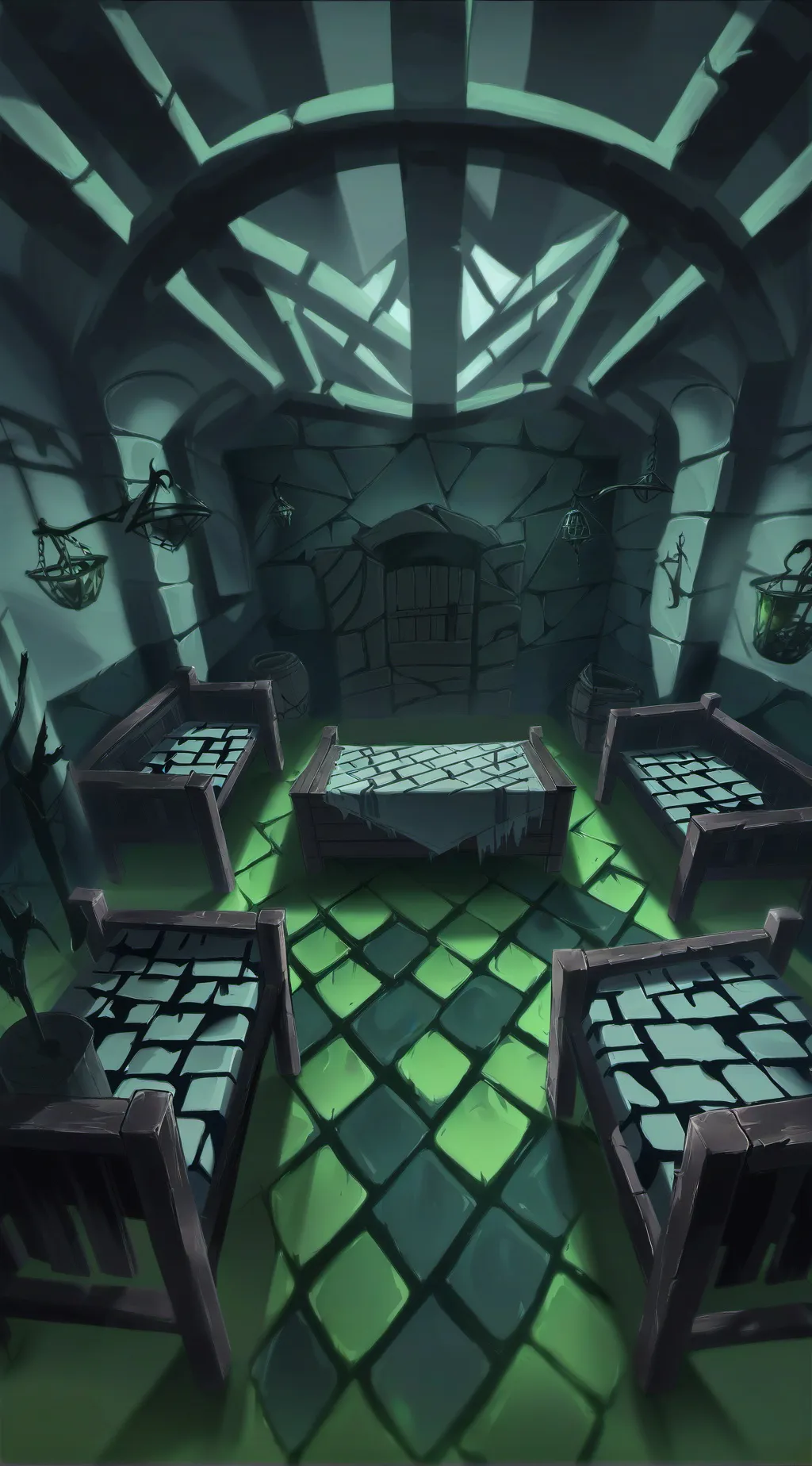 ai character: Angel but prison! background